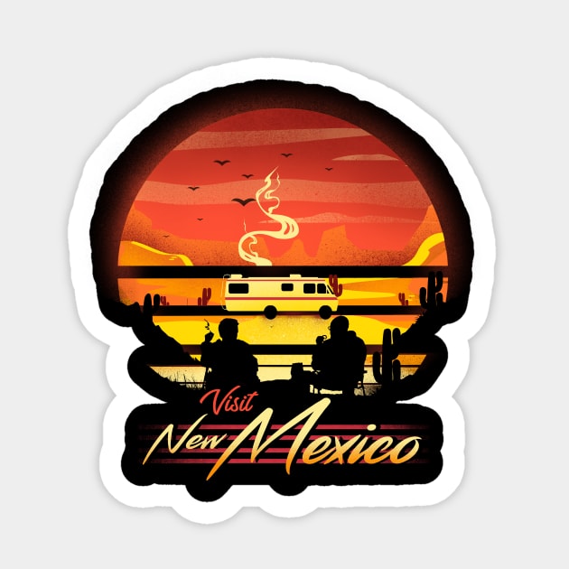 Visit New Mexico Sticker by DANDINGEROZZ